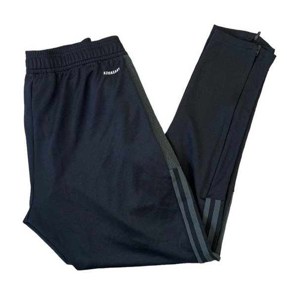 Adidas Aeroready Primegreen Joggers Black Gray Pants - Picture 2 of 8